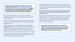 Win the digital shelf: The strategic DAM playbook for Food & Beverage brands