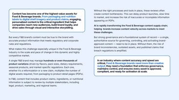 Win the digital shelf: The strategic DAM playbook for Food & Beverage brands