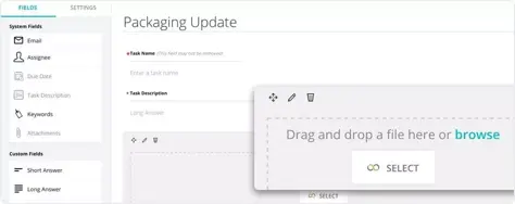 Configurable creative briefs