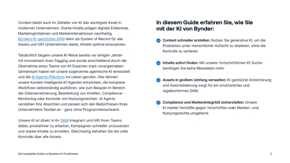 Der komplette Guide zu Bynders KI-Funktionen