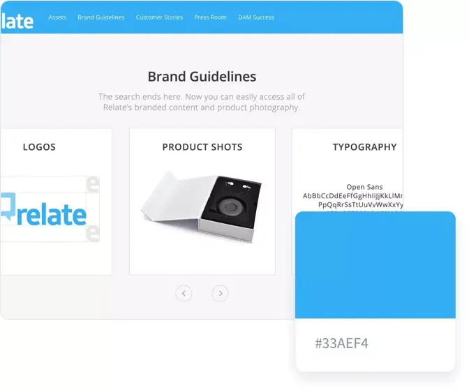 Webdam Product Brand Connect Brand Guidelines