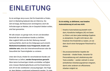 Der ultimative Leitfaden für kreative Automatisierung: Time to create