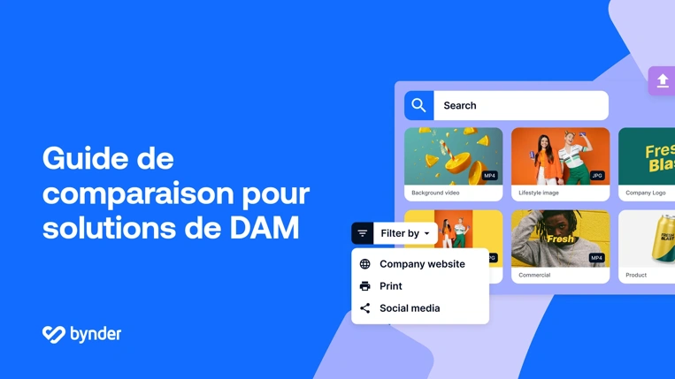 Allez à l’essentiel et trouvez la bonne solution DAM, rapidement.