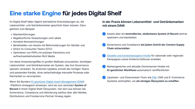 Optimieren Sie Ihr Digital Shelf: Ein strategisches DAM-Playbook für Lebensmittel- und Getränkemarken