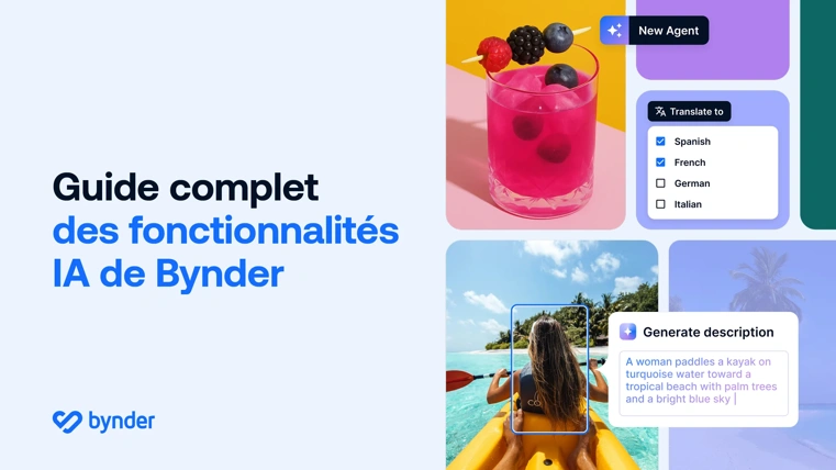 Le guide complet des fonctionnalités IA de Bynder