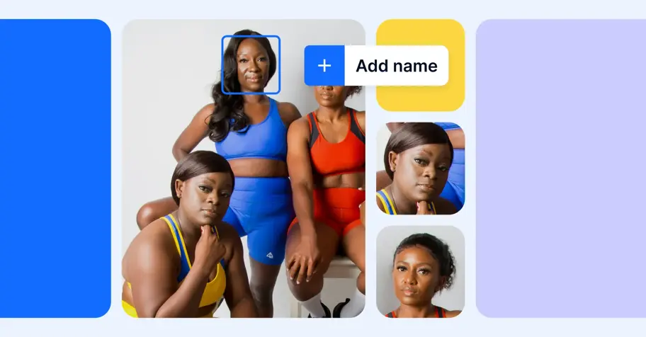 Facial recognition search for enterprise digital asset management