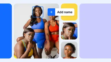 Facial recognition search for enterprise digital asset management
