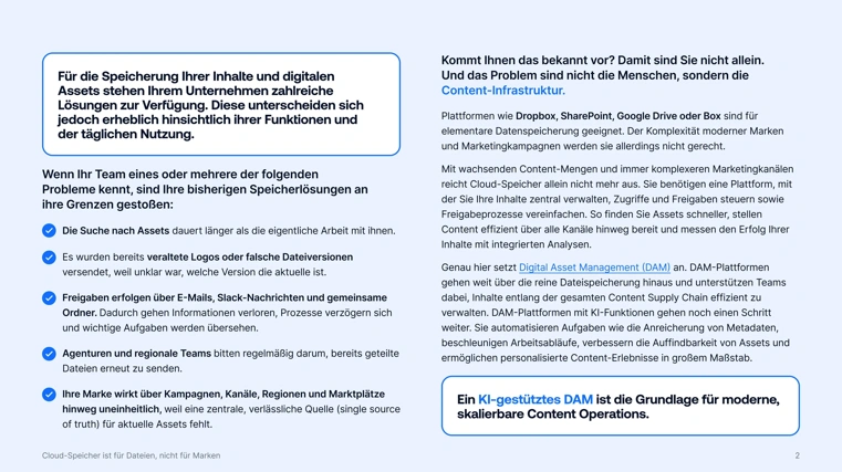 Deshalb lohnt sich Digital Asset Management mehr als Cloud-Speicher