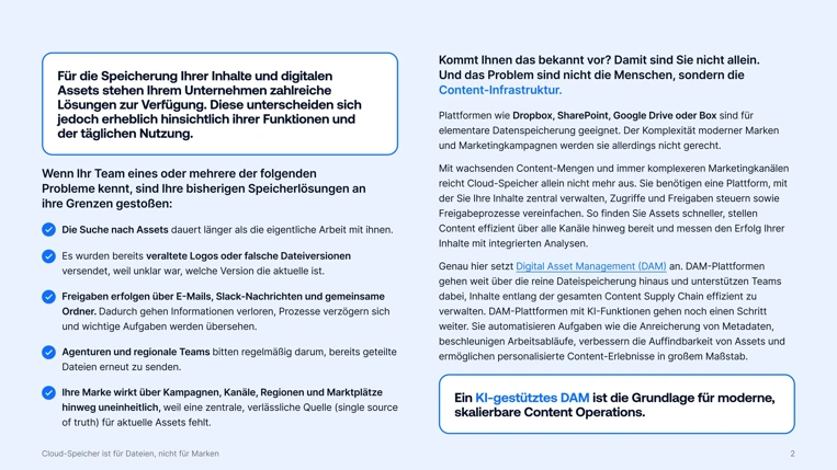 Deshalb lohnt sich Digital Asset Management mehr als Cloud-Speicher