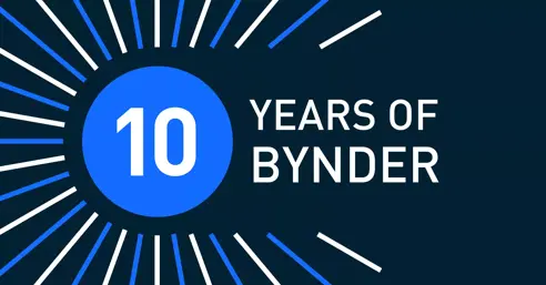 10 jaar. 10 Byndies. 10 herinneringen.