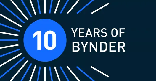 10 jaar. 10 Byndies. 10 herinneringen.