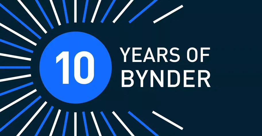 10 jaar. 10 Byndies. 10 herinneringen.
