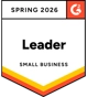 Badge G2 Leader Small Business Spring 2026