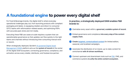Win the digital shelf: The strategic DAM playbook for Food & Beverage brands