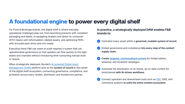 Win the digital shelf: The strategic DAM playbook for Food & Beverage brands