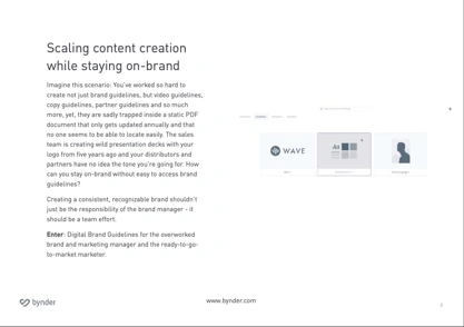 Empower the marketer, free the brand manager: A guide to Brand Guidelines