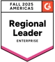 Badge G2 Leader Americas Enterprise Fall 2025