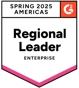 Badge G2 Leader Americas Enterprise Spring 2025