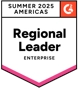 Badge G2 Leader Americas Enterprise summer 2025