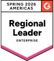 Badge G2 Regional Leader Americas Enterprise Spring 2026