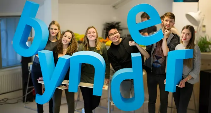 In den Schuhen von Richi, Bynders Event und PR Praktikant