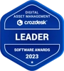 Badge Crozdesk DAM Leader Software Awards 2023