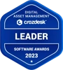 Badge Crozdesk DAM Leader Software Awards 2023