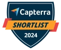 Capterra shortlist badge