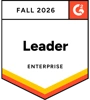 Badge G2 Leader Enterprise Fall 2026