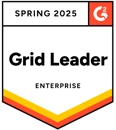 Badge G2 Leader Enterprise Spring 2025