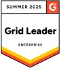 Badge G2 Leader Enterprise summer 2025