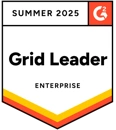 Badge G2 Leader Enterprise summer 2025