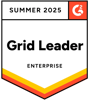 Badge G2 Leader Enterprise summer 2025