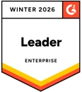 Badge G2 Leader Enterprise Winter 2026