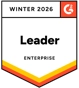 Badge G2 Leader Enterprise Winter 2026