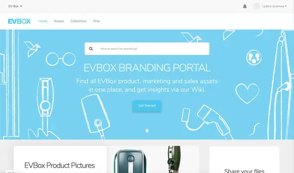 Coup de projecteur : "zéro émission" pour EVBox avec Bynder