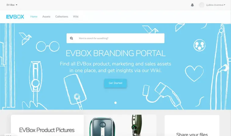 Blog Bynder Content 2019 July Customer Story EVbox Brand Portal