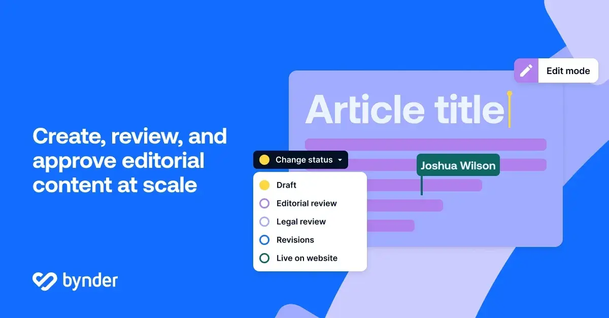 Collaborative Content Workflow Management