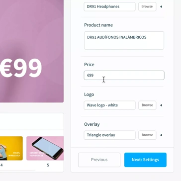 On-brand templates that anyone can adapt—fast