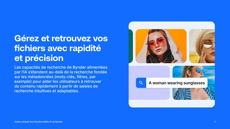 Le guide complet des fonctionnalités IA de Bynder