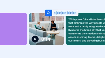 Find video and audio files without metadata via AI-generated transcripts.