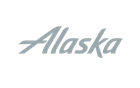 Logo Customer Gray Alaska Airlines
