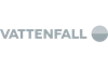 Logo Customer Gray Vattenfall