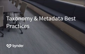 Taxonomy and metadata best practice for digital asset management