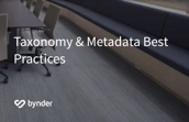 Taxonomy and metadata best practice for digital asset management