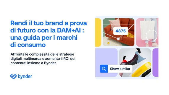 Rendi il tuo brand a prova di&nbsp;futuro con la DAM+AI : una&nbsp;guida per i marchi di&nbsp;consumo