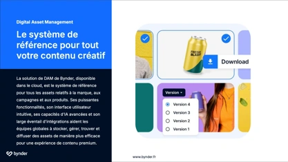 Présentation des fonctionnalités de Digital Asset Management