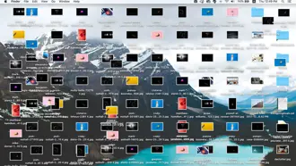 30% of working adults have 100+ files on their desktop