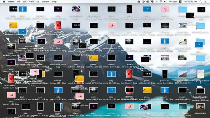 30% of working adults have 100+ files on their desktop