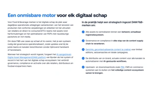 Win het digitale schap: het strategische DAM-handboek voor Food & Beverage-merken